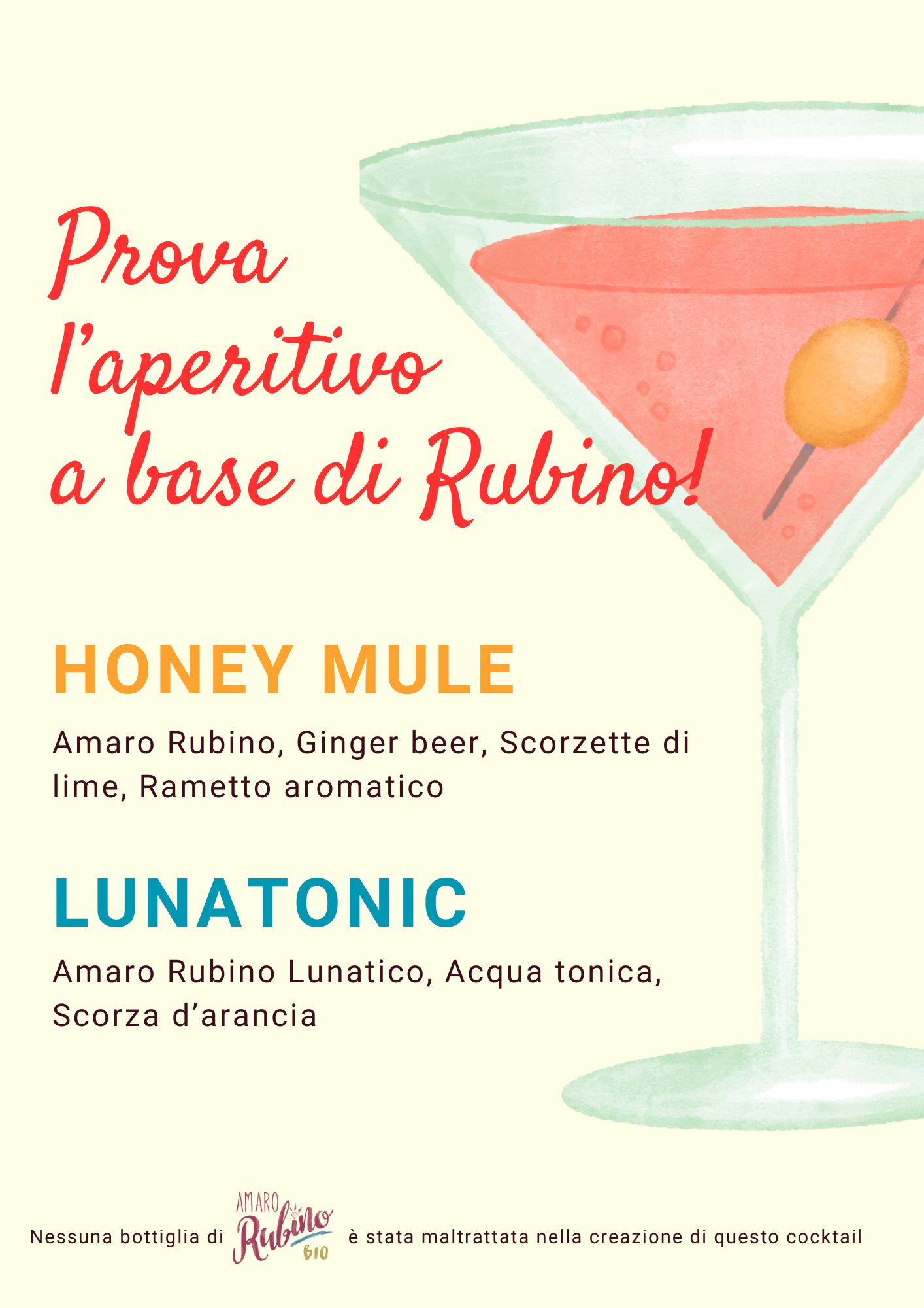 proposta aperitivoa base di rubino alla fiera del des